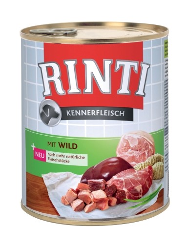 Rinti Kennerfleisch mit Wild 12 x 800 g