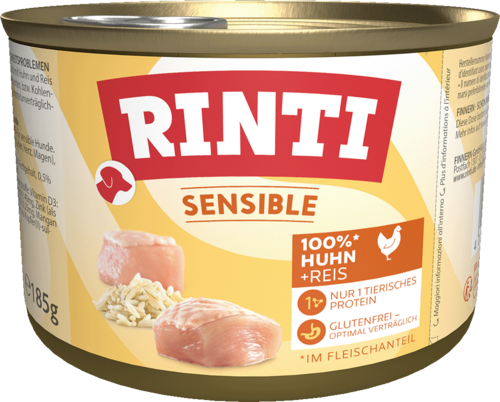 Rinti Sensible mit Huhn & Reis 12 x 185 g