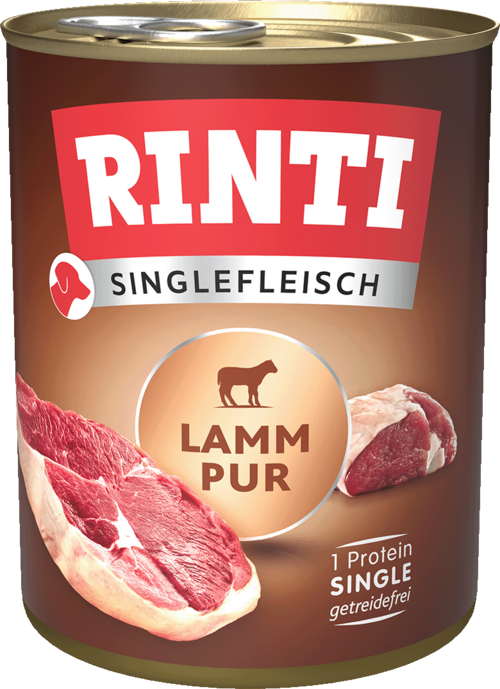 Rinti Singlefleisch Lamm Pur 6 x 800 g