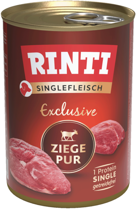 Rinti Singlefleisch Ziege Pur 12 x 400 g