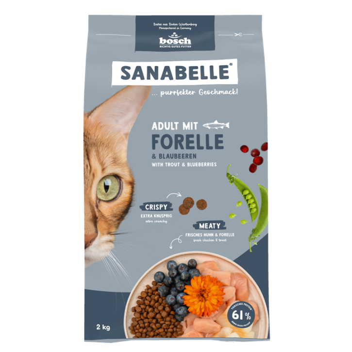 Sanabelle Life Adult Forelle & Blaubeeren 2 kg