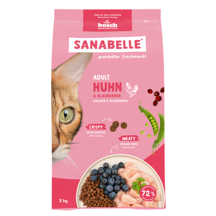 Sanabelle Life Adult Huhn & Blaubeeren 2 kg