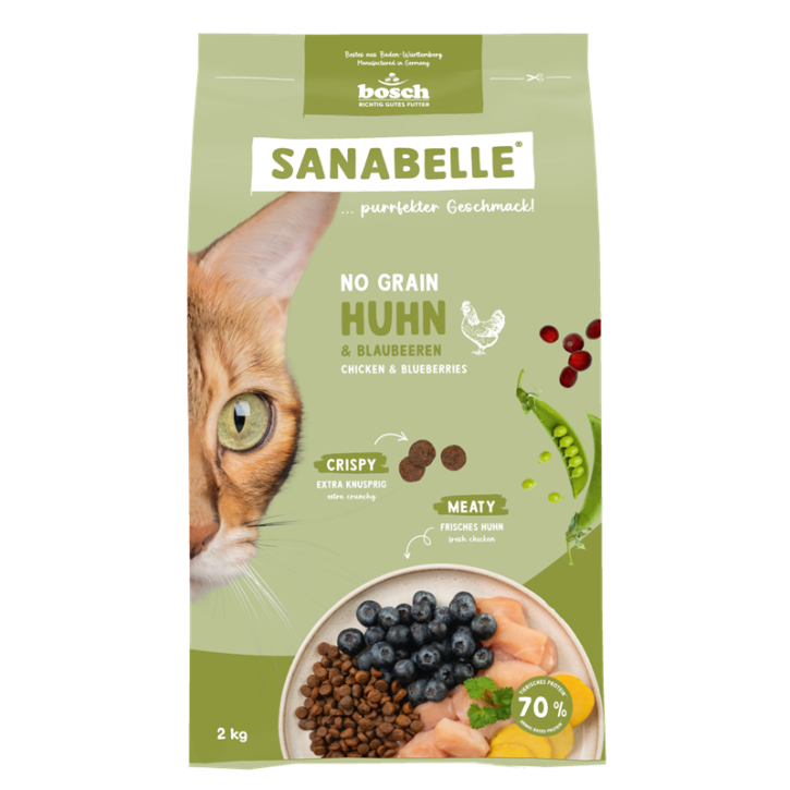 Sanabelle Life No Grain Huhn & Blaubeeren 2 kg