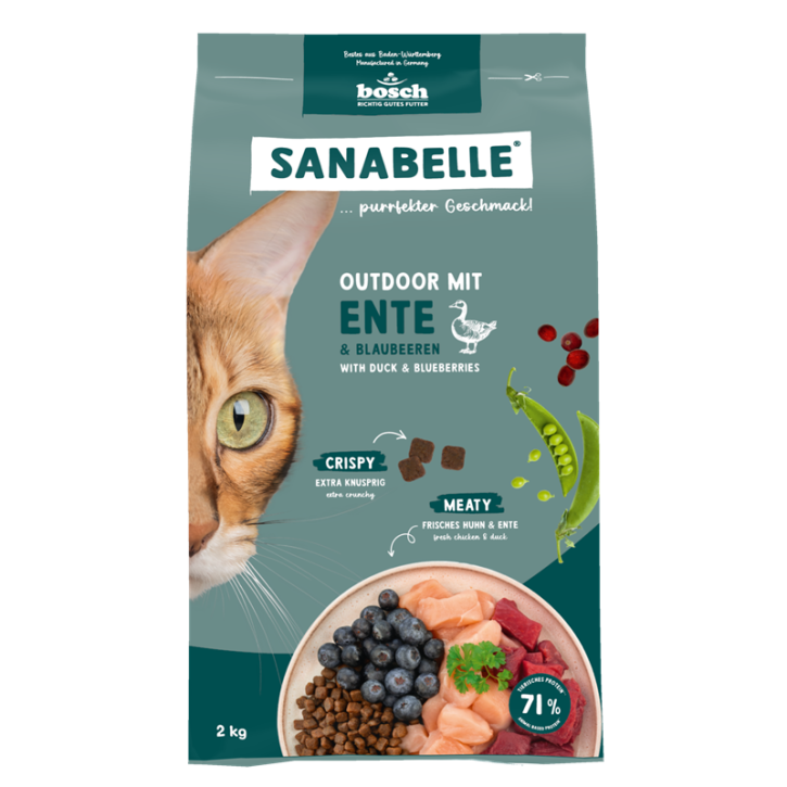 Sanabelle Life Outdoor mit Ente & Blaubeeren 2 kg