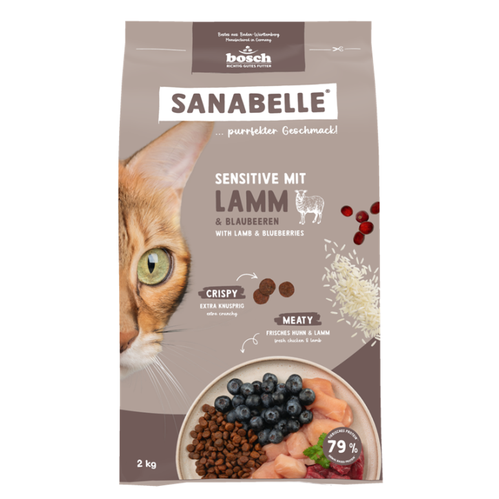 Sanabelle Life Sensitive Lamm & Blaubeeren 2 kg