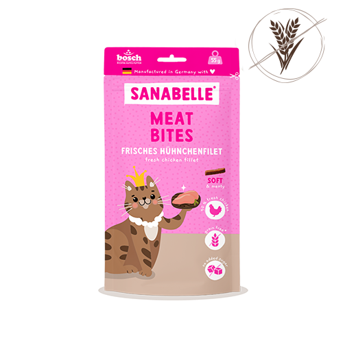 Sanabelle Meat Bites frisches Hühnchenfilet 7 x 55 g