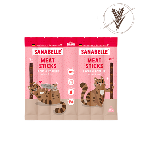 Sanabelle Meat Sticks Lachs & Forelle 16 x 35 g