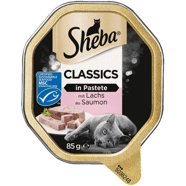 Sheba Classics in Pastete Lachs 22 x 85 g