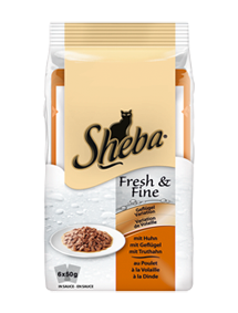 Sheba Fresh & Fine Geflügel Variation 72 x 50 g
