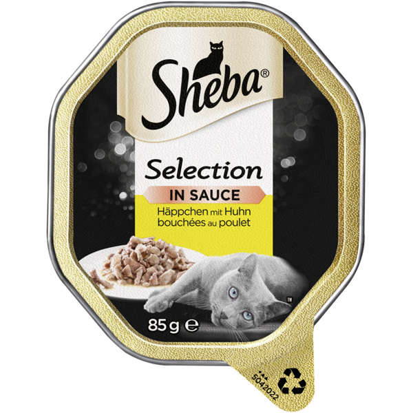 Sheba Selection in Sauce Häppchen mit Huhn 22 x 85 g
