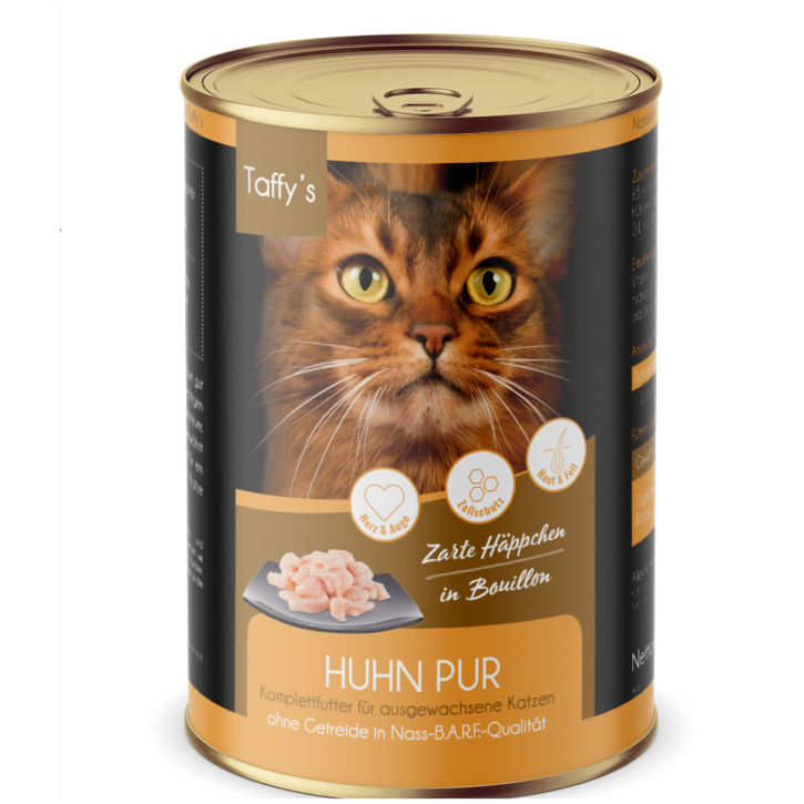 Taffys Zarte Häppchen Huhn Pur 12 x 400 g