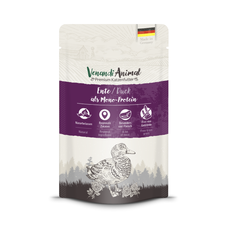 Venandi Cat Ente Monoprotein 12 x 125 g
