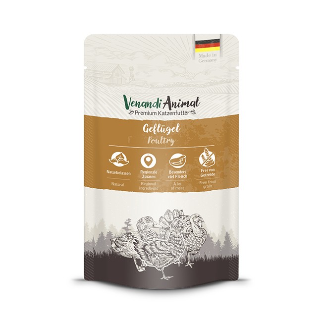 Venandi Cat Geflügel 12 x 125 g