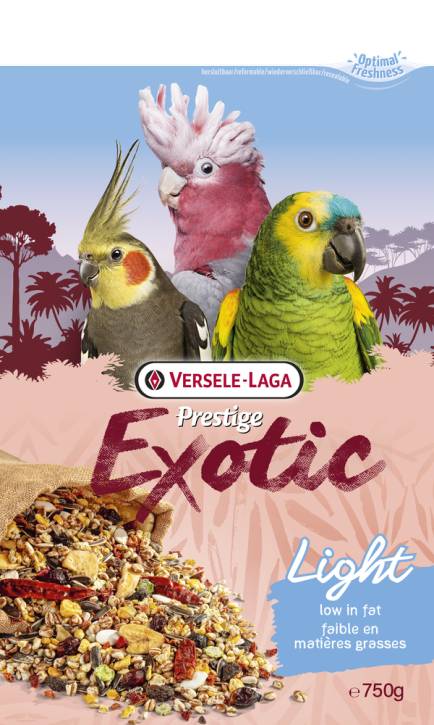 Versele Laga Prestige Premium Exotic Papageien Light 6 x 750 g
