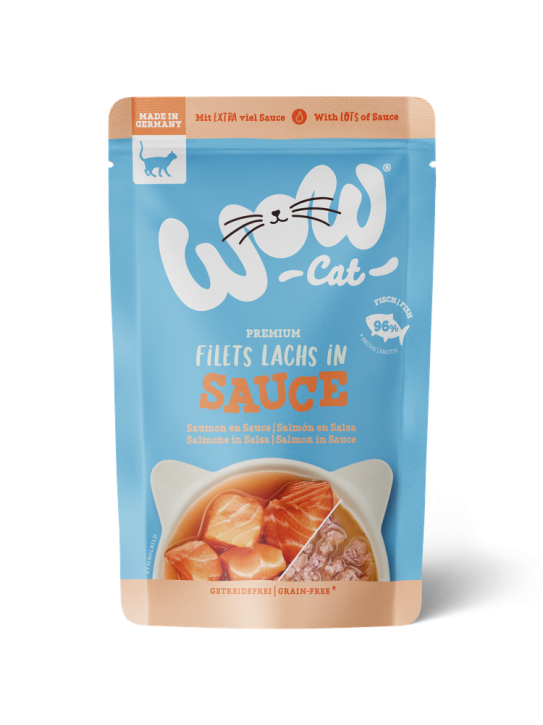 WOW Cat Lachs in Sauce 16 x 85 g