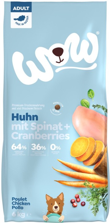 WOW Dog Adult Huhn 6 kg