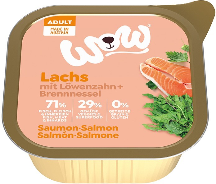 WOW Dog Adult Lachs 11 x 150 g