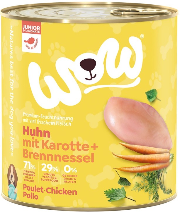 WOW Dog Junior Huhn 6 x 800 g