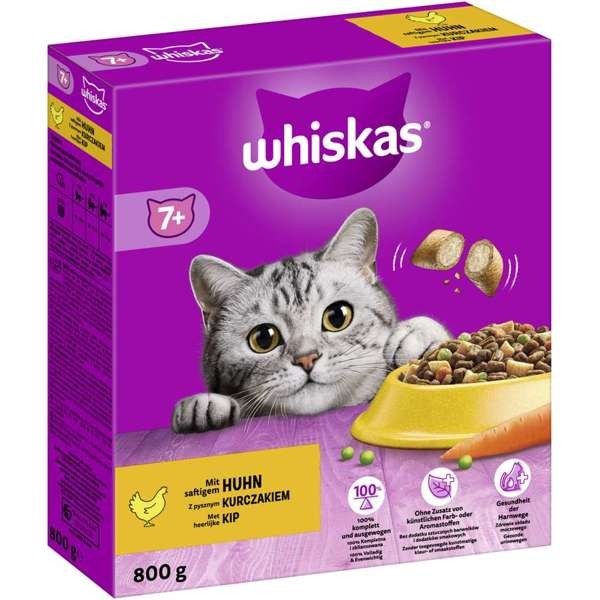 Whiskas Senior 7+ mit Huhn 5 x 800 g