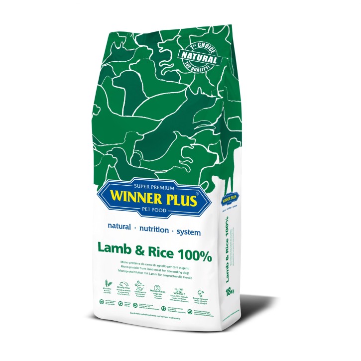 Winner Plus Lamm & Reis 3 kg oder 18 kg Winner Plus Lamm & Reis 3 kg oder 18 kg