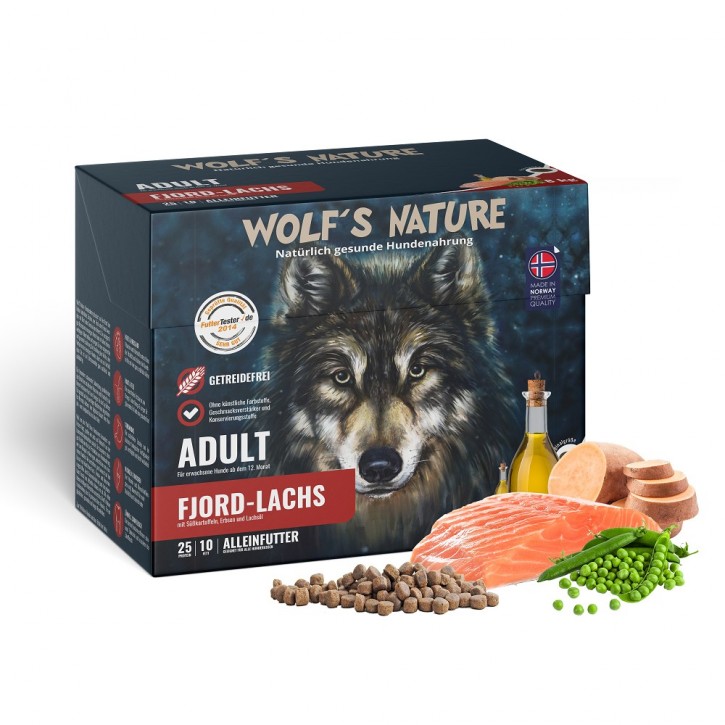 Wolfs Nature Adult Lachs 8 kg