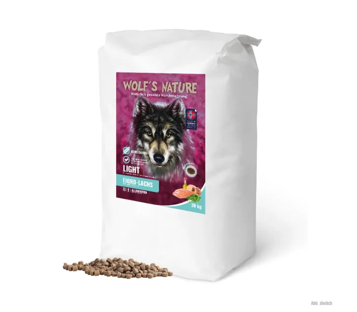Wolfs Nature Senior Light mit Lachs 20 kg